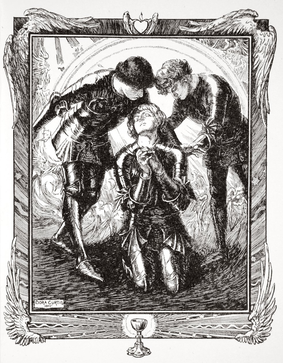 Puis ils sont allés voir Sir Galahad - Dora Curtis