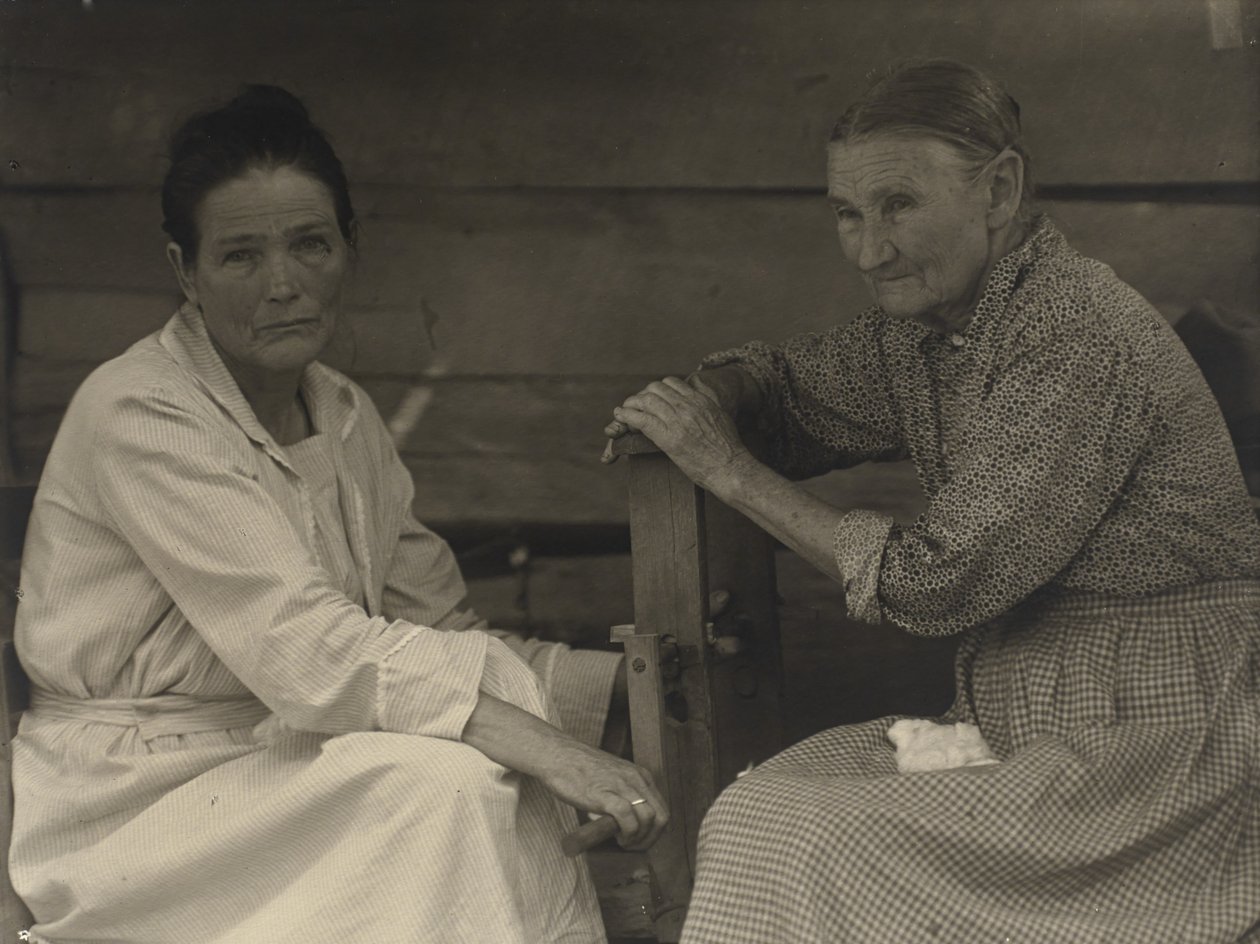 [Arminda Tante Mindy Anderson Curtis, et amie], 1930-1934 (tirage au platine) - Doris Ulmann