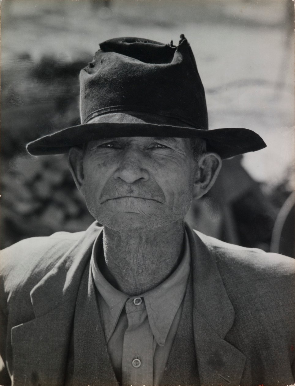 Ancien fermier locataire sur subvention de secours, Imperial Valley, Californie - Dorothea Lange