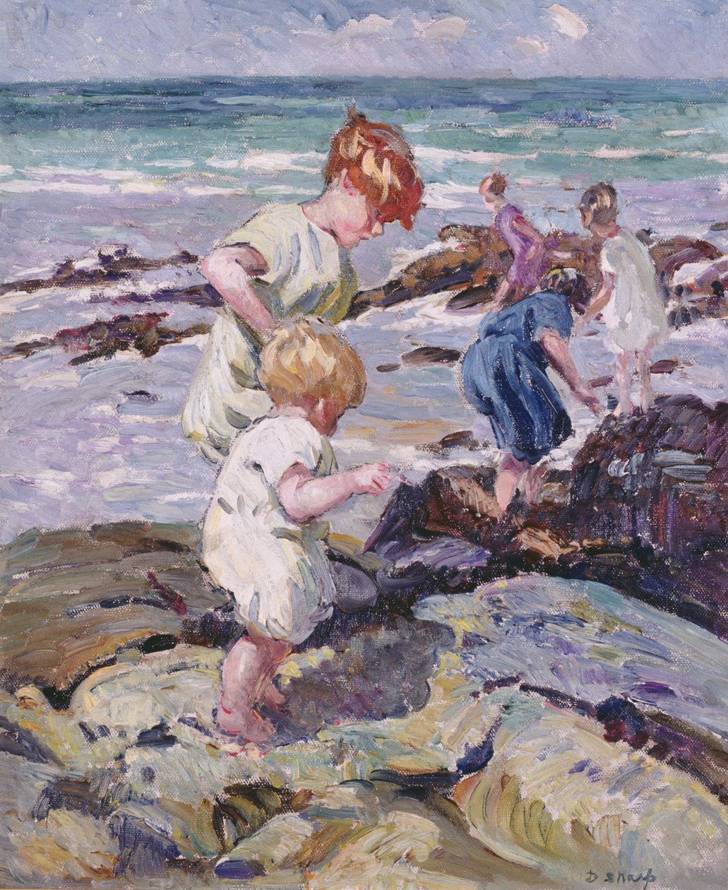 Jeunes explorateurs (huile sur toile) - Dorothea Sharp
