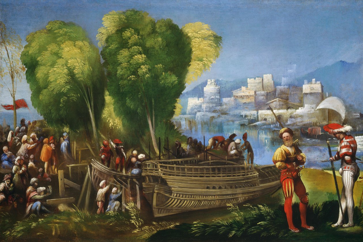 Énée et Achate sur la côte libyenne - Dosso Dossi