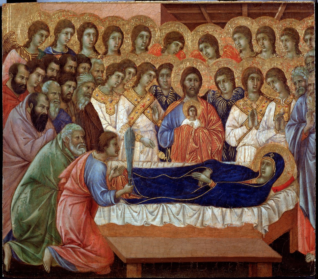 La Dormition de la Vierge (détail) - Duccio di Buoninsegna