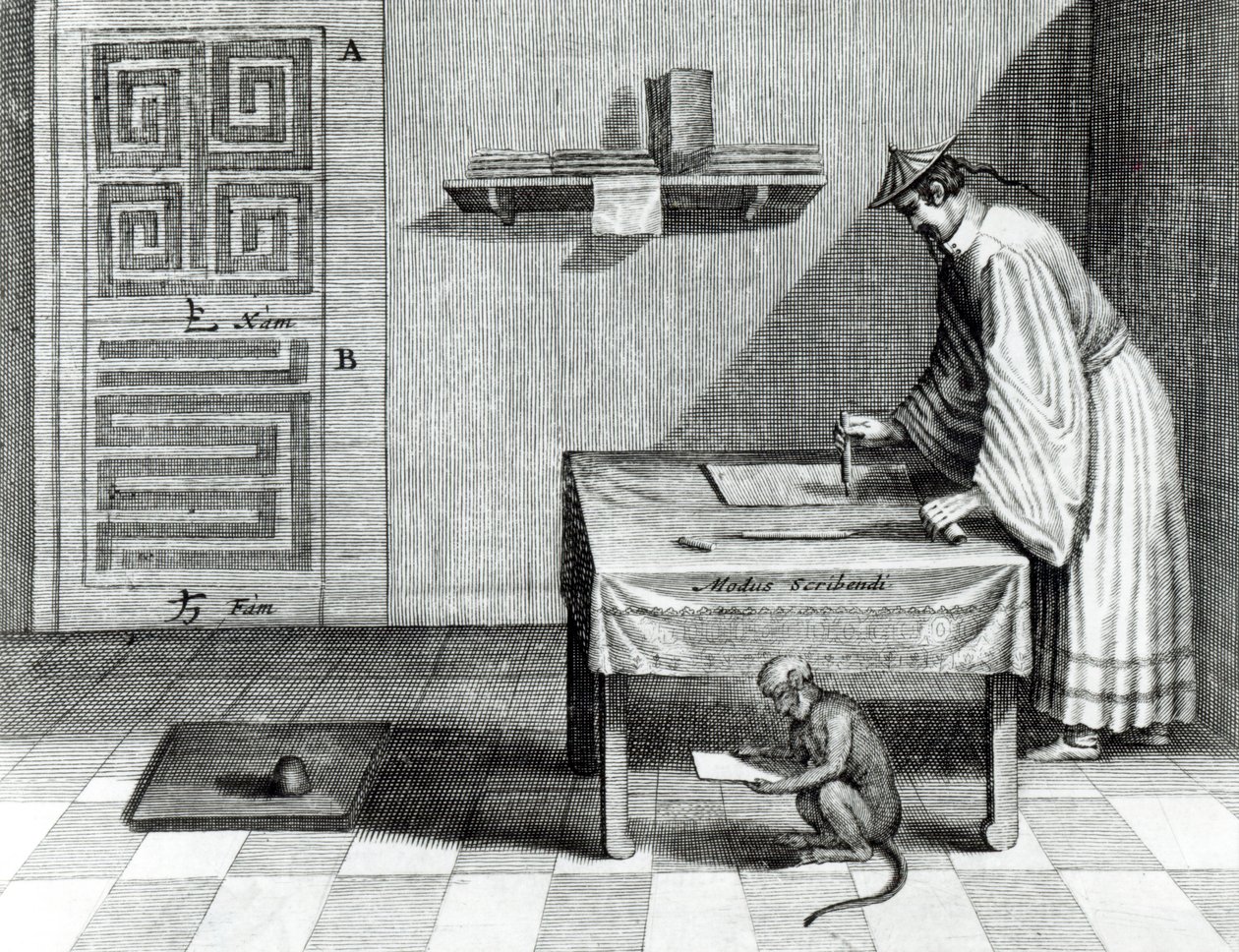 Un scribe chinois, de 