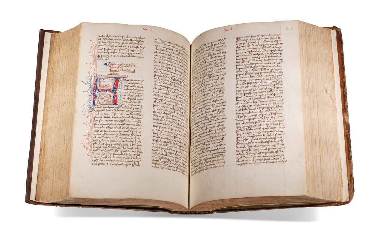 Bible, avec prologues, en latin, manuscrit décoré sur papier, Utrecht - Dutch School