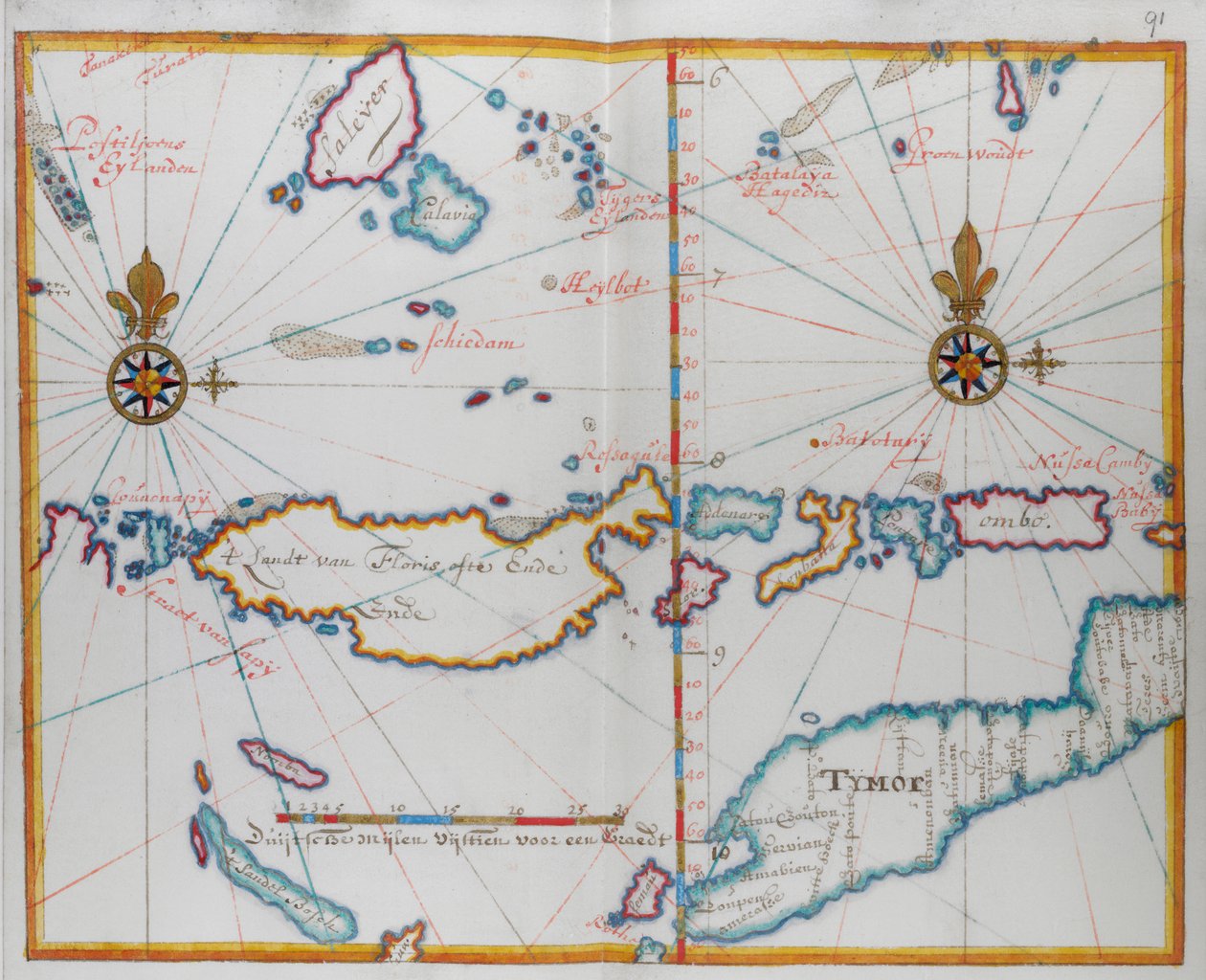 Île de Timor et région environnante - Dutch School