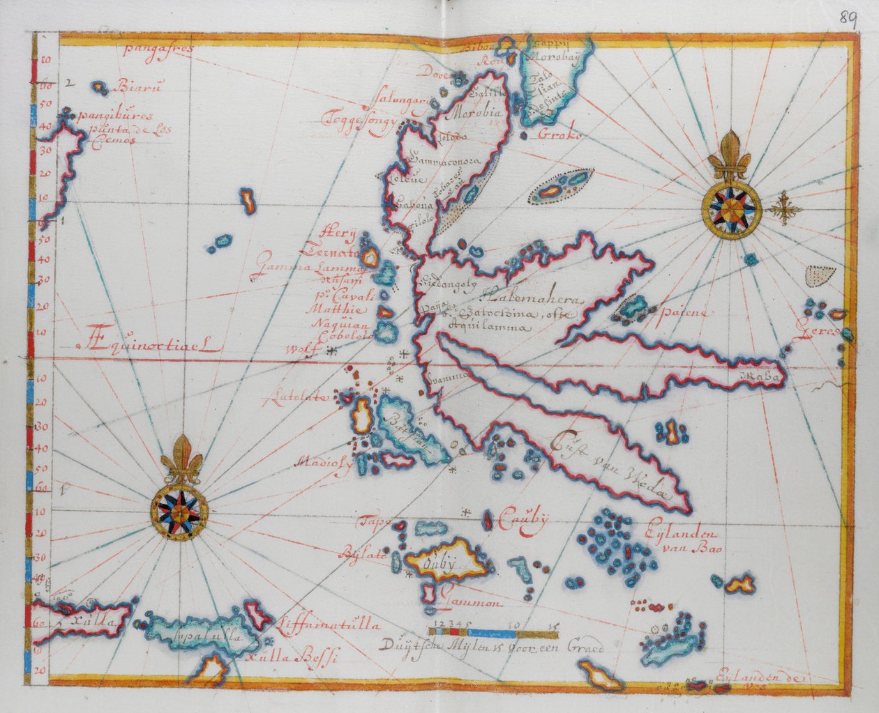 Îles Moluques (Maluku), Indes orientales, Indonésie - Dutch School