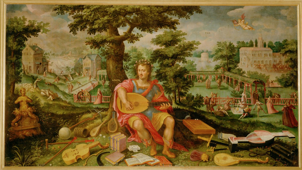 Printemps, un des quatre tableaux représentant les âges de l