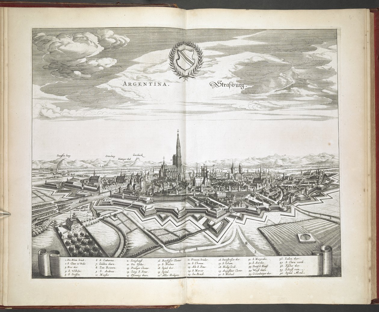 Vue de Strasbourg de 