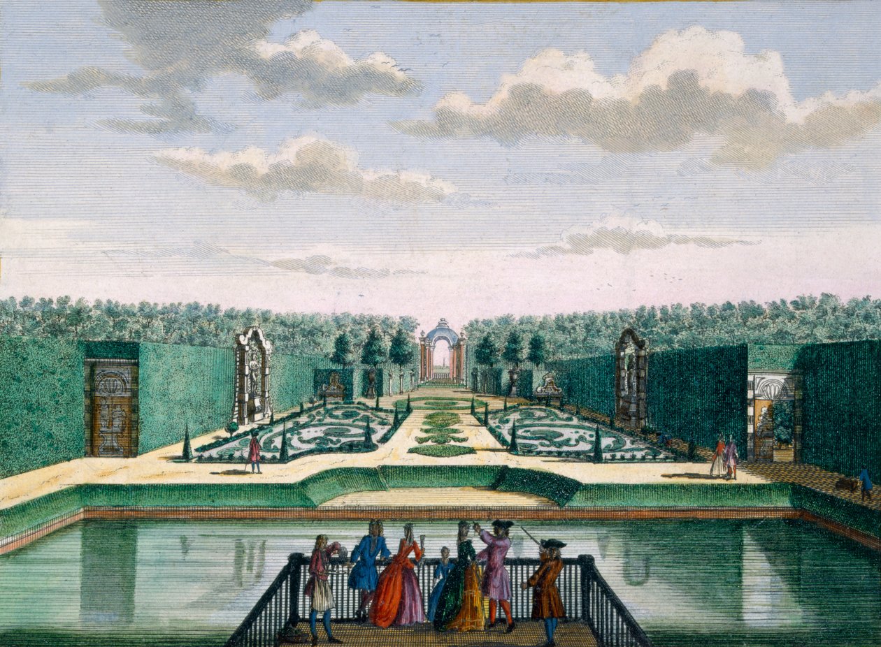 Vue du parterre et de l