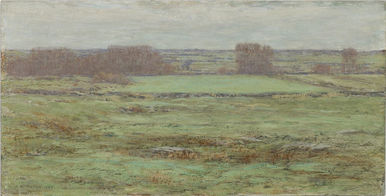 Pâturages : début du printemps, 1896 - Dwight William Tryon