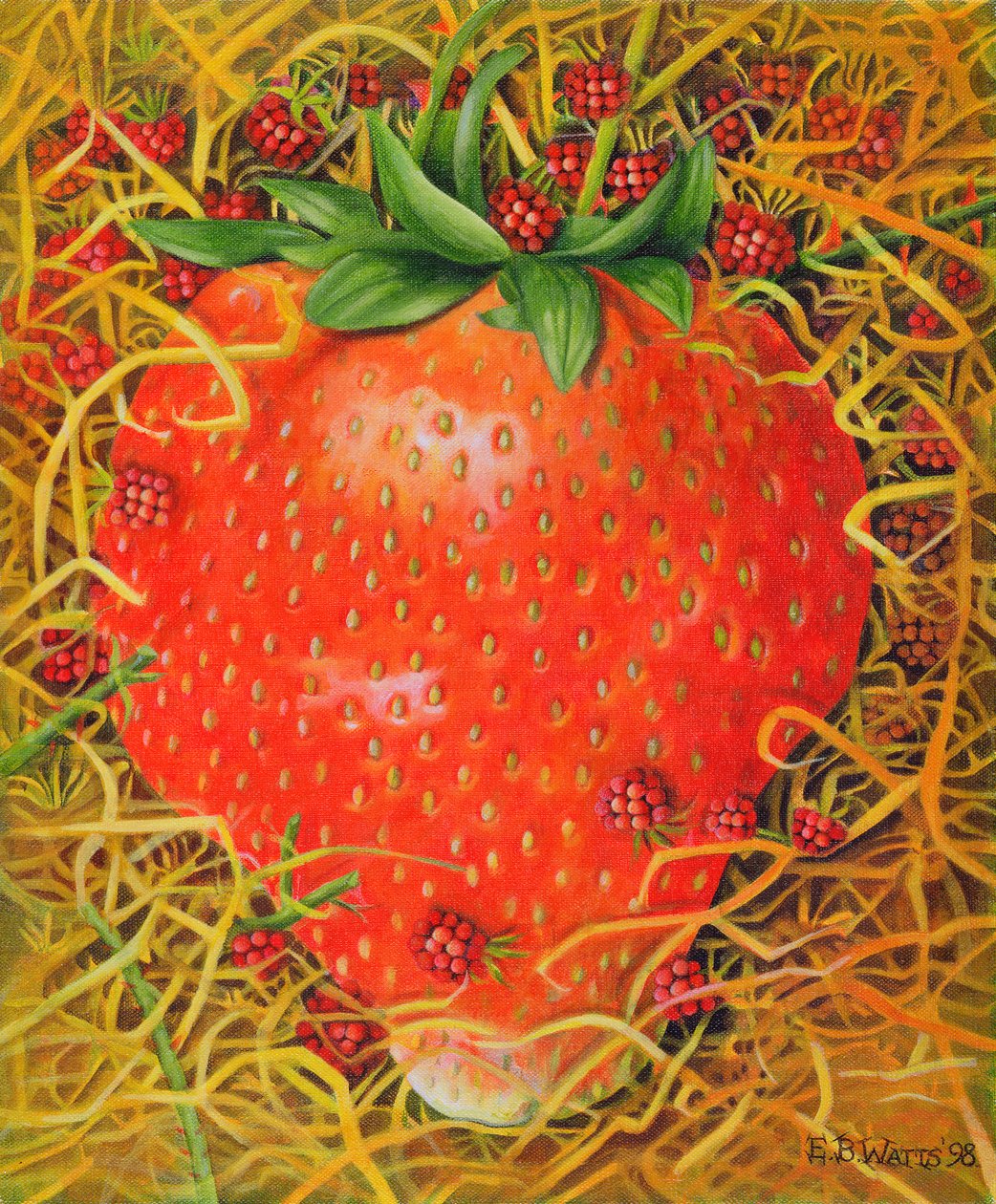 Fraise dans la paille, 1998 - E.B. Watts