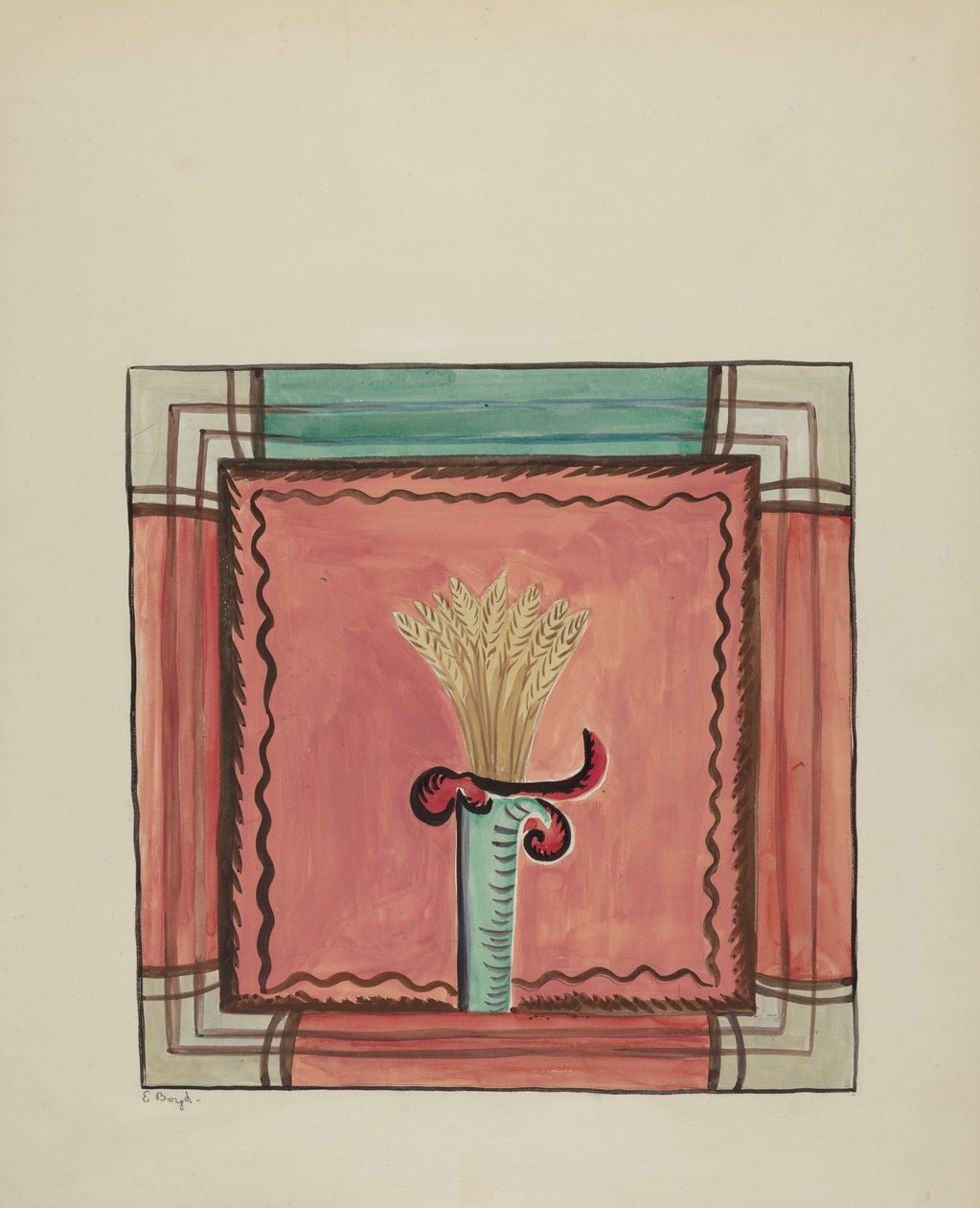 Panneau compagnon du retable principal, église de Sanctuario, Chimayo - E. Boyd