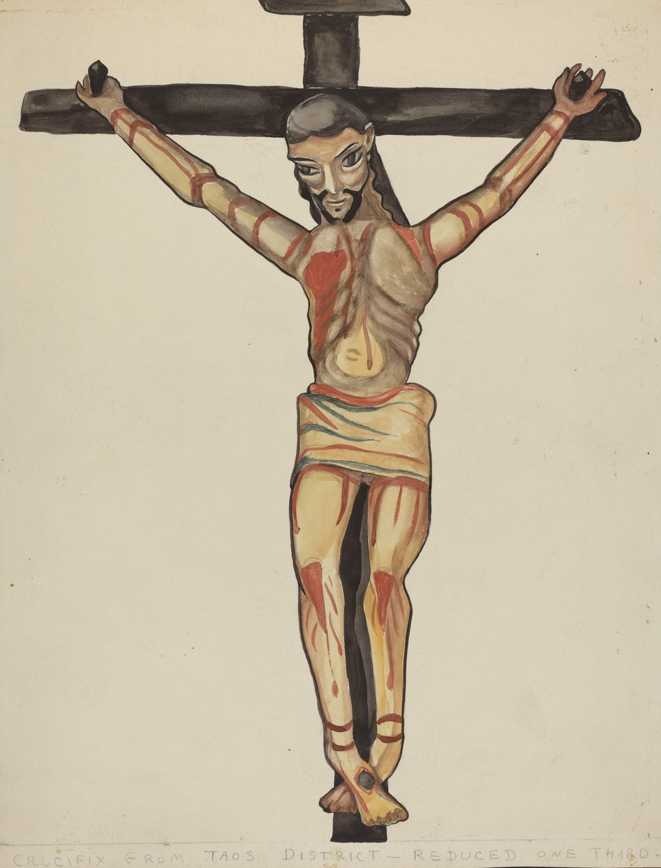 Crucifix, des environs de Taos - E. Boyd