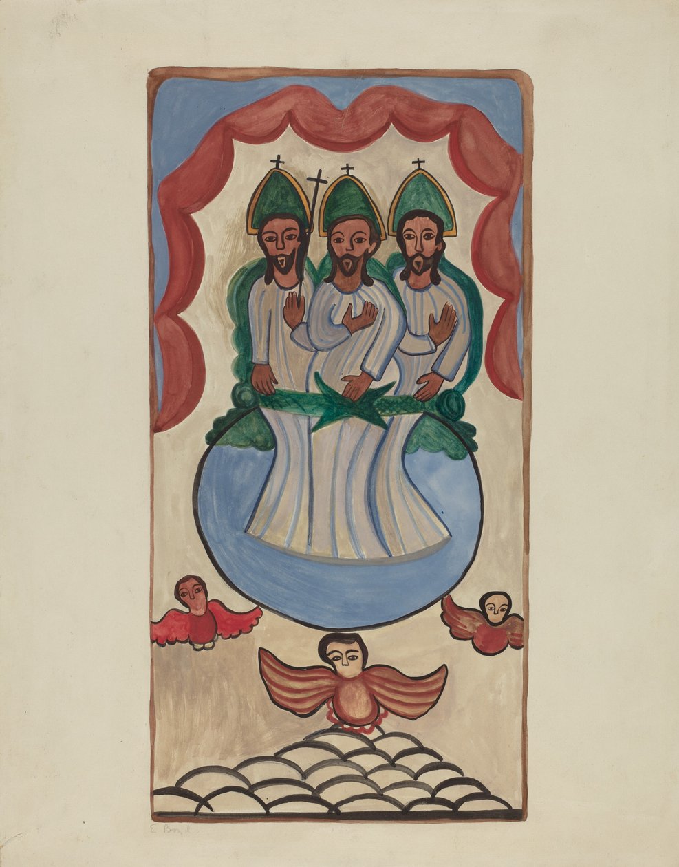 Retable de la Trinité, c. 1936 - E. Boyd