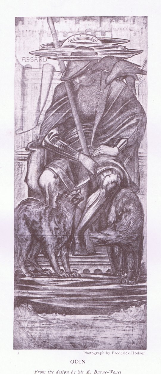 Odin - un design de E Burne Jones - E. Burne Jones