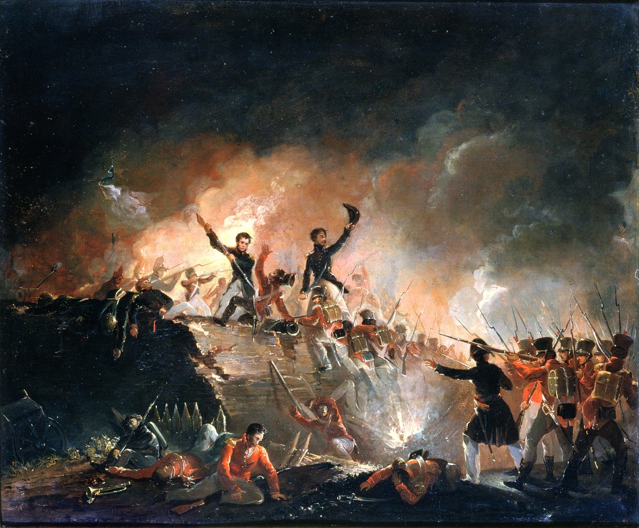 Réplique des Britanniques à Fort Érié, 15 août 1814, 1840 - E. C. Watmough