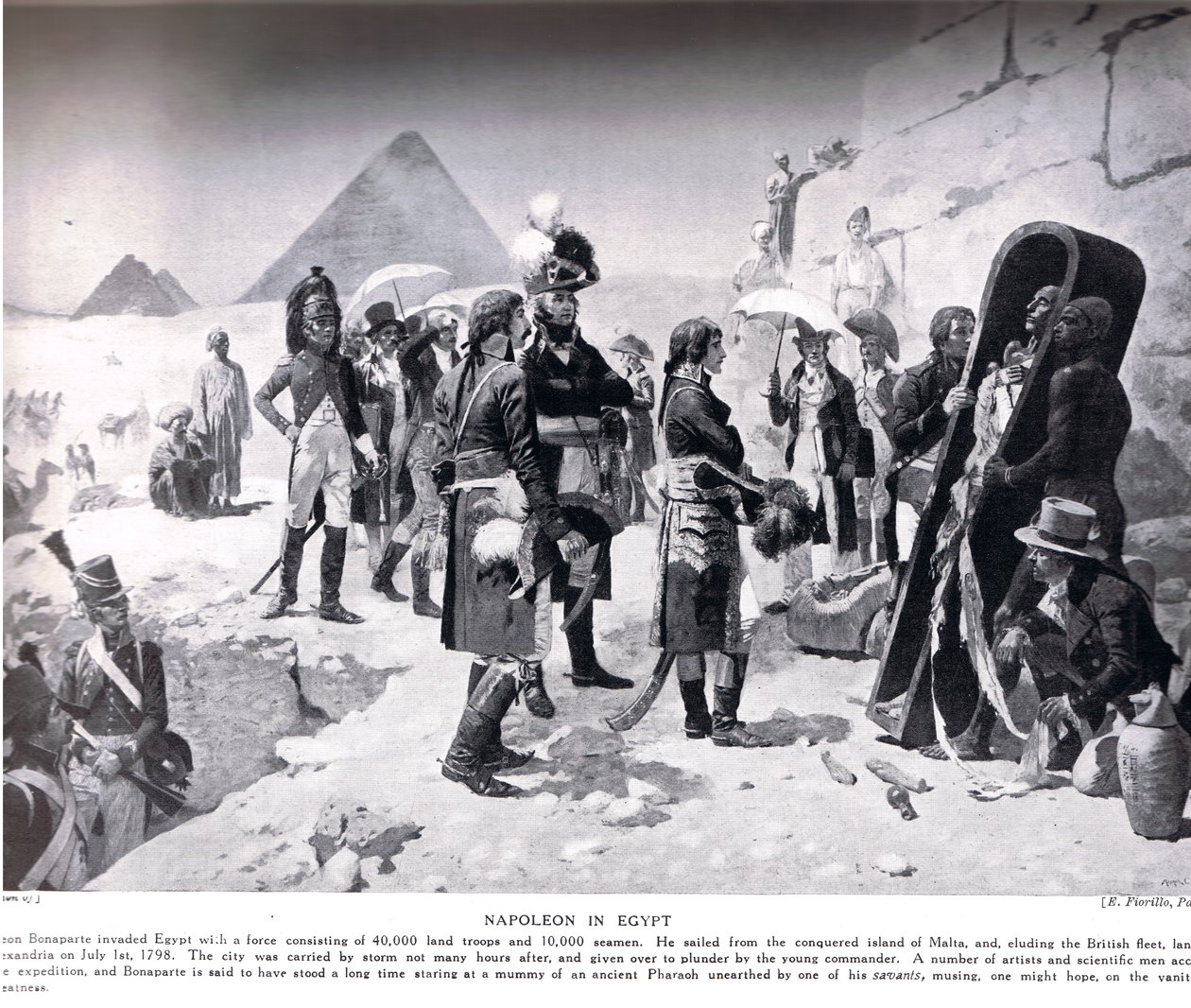 Napoléon en Égypte, illustration de 