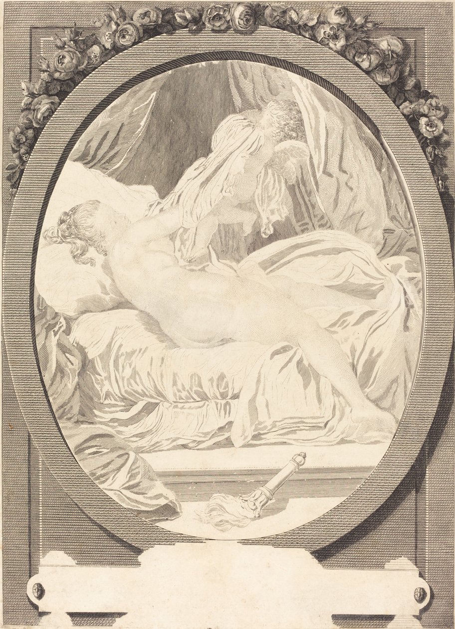 La chemise enlevée - E. Guersant after Jean Honoré Fragonard