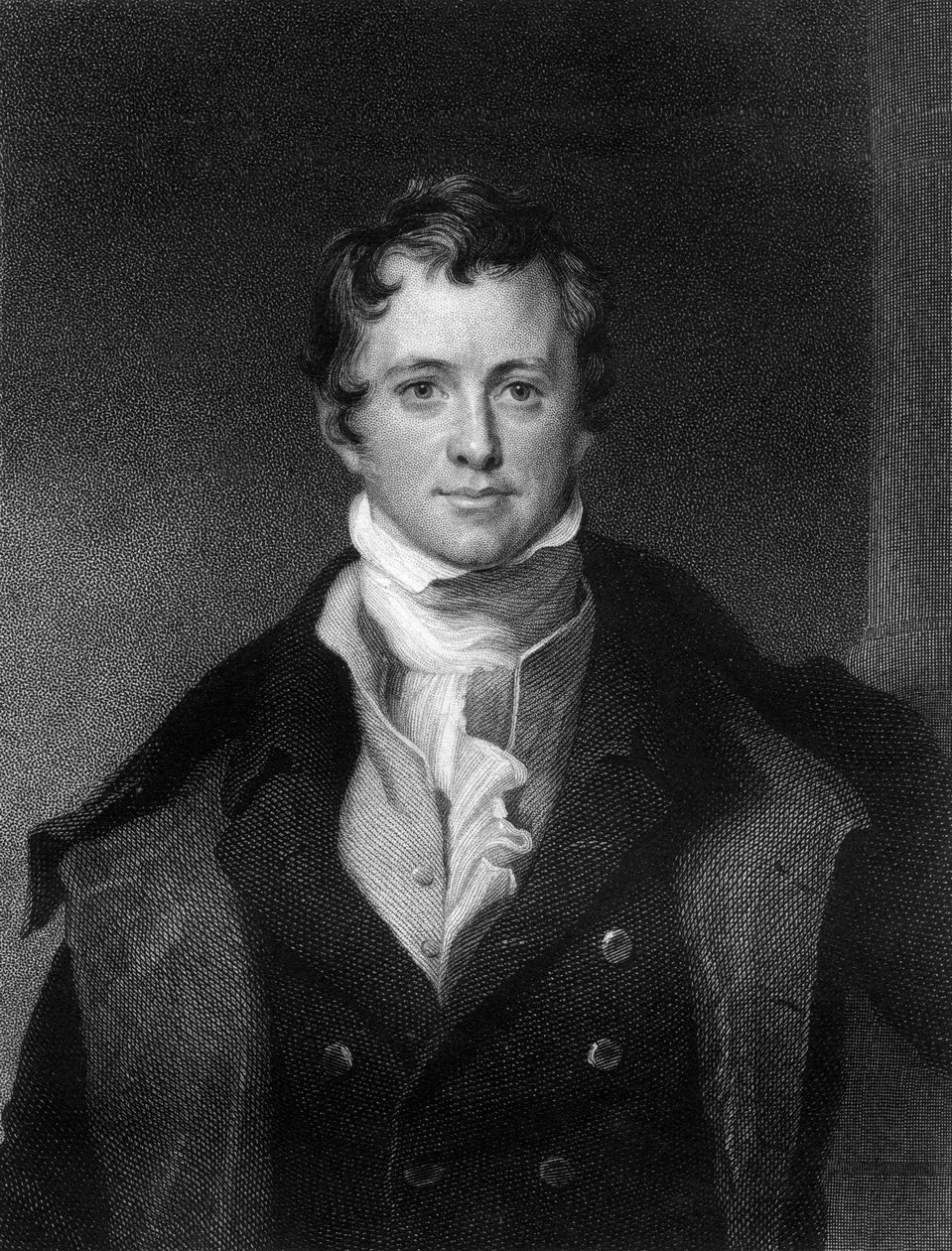 Sir Humphrey Davy, chimiste et physicien cornouaillais, 1845 - E. Scriven