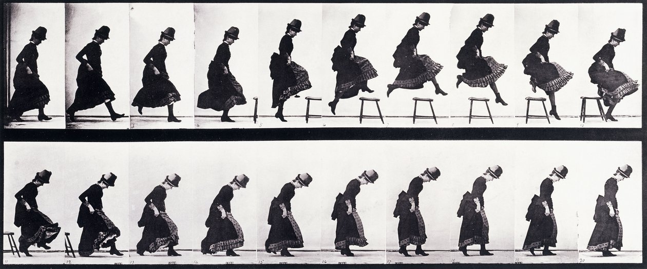 Étude de mouvement, c.1872-1885 - Eadweard Muybridge
