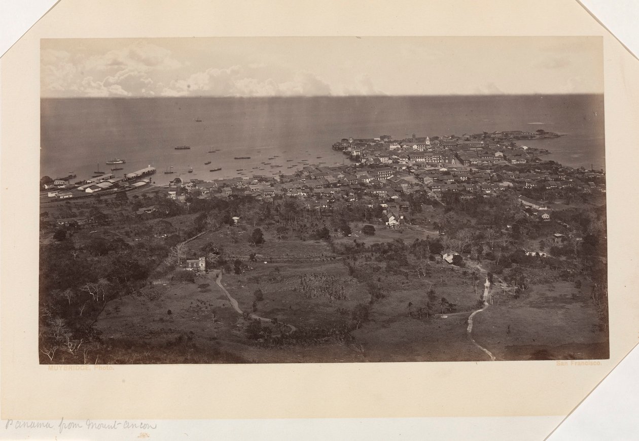 Panama depuis le Mont Ancón - Eadweard Muybridge