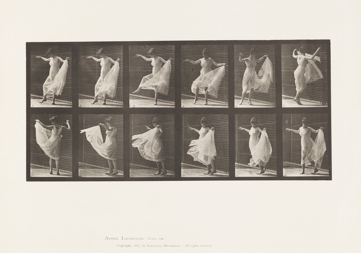 Planche 189. Danse (fantaisie) - Eadweard Muybridge