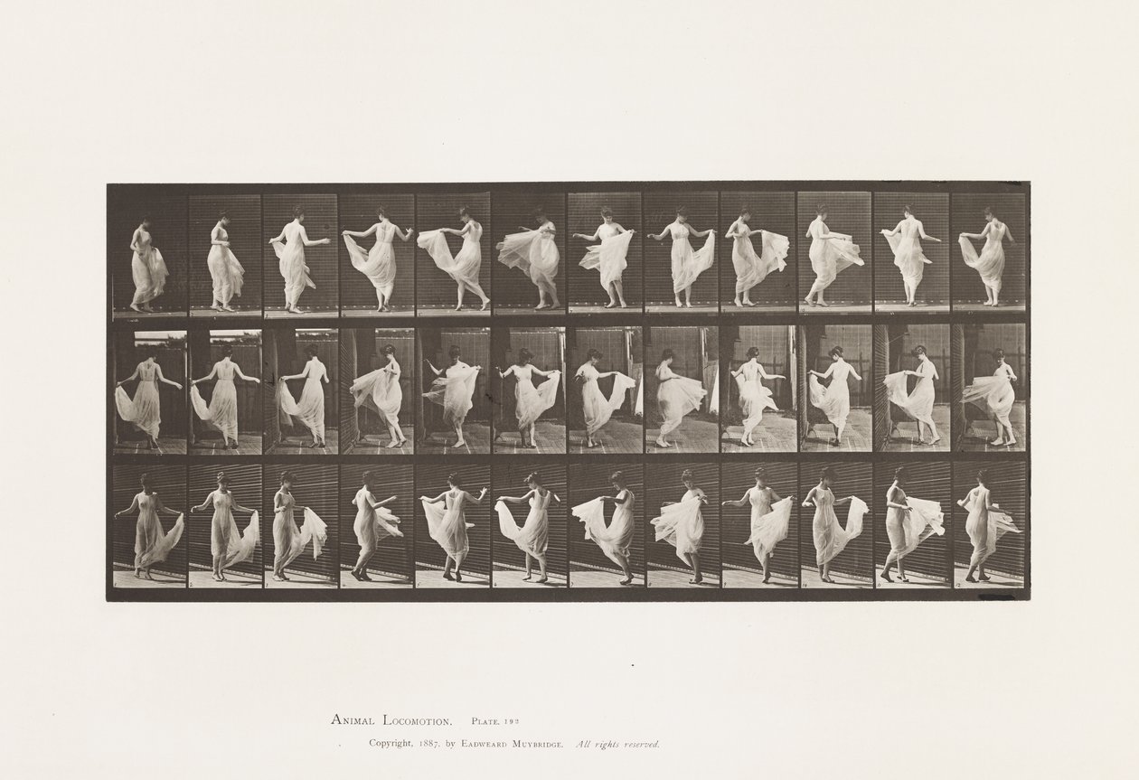 Planche 192. Danser (fantaisie) - Eadweard Muybridge