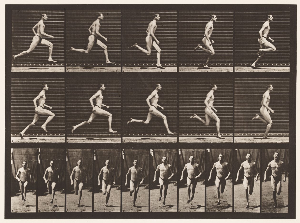 Course à demi-mile (chaussures) - Eadweard Muybridge