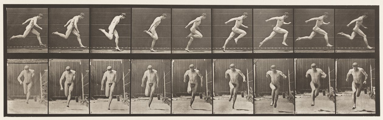 Planche 68. Courir - Eadweard Muybridge
