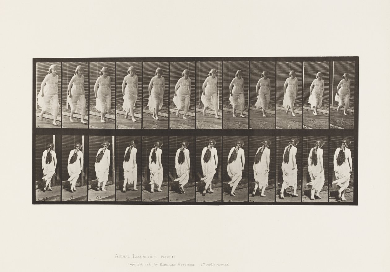 Planche 71. Course, 1885 - Eadweard Muybridge
