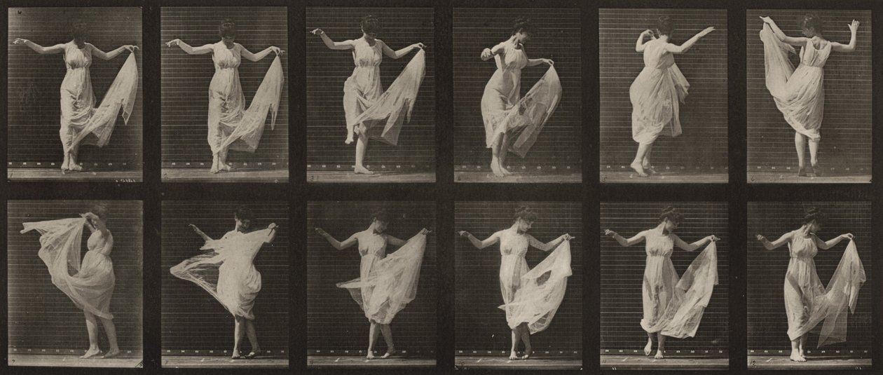 Planche numéro 187. Danse (de fantaisie) - Eadweard Muybridge