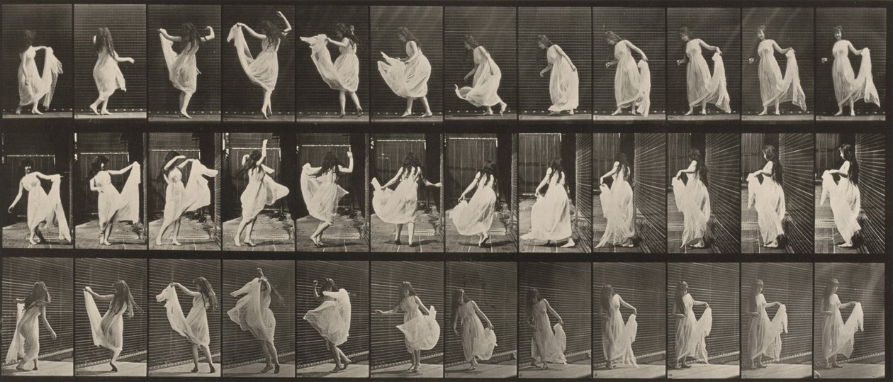 Planche numéro 193. Danse (fantaisie) - Eadweard Muybridge