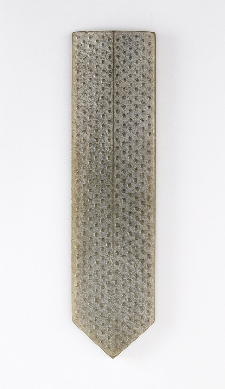 Instrument cérémoniel (jade) - Eastern Zhou Dynasty Chinese School