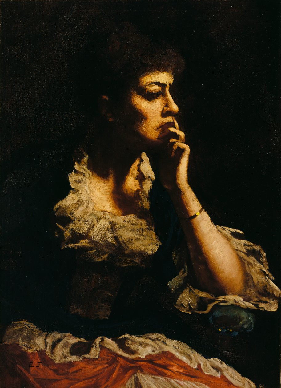 Portrait de Mme Eastman Johnson - Eastman Johnson
