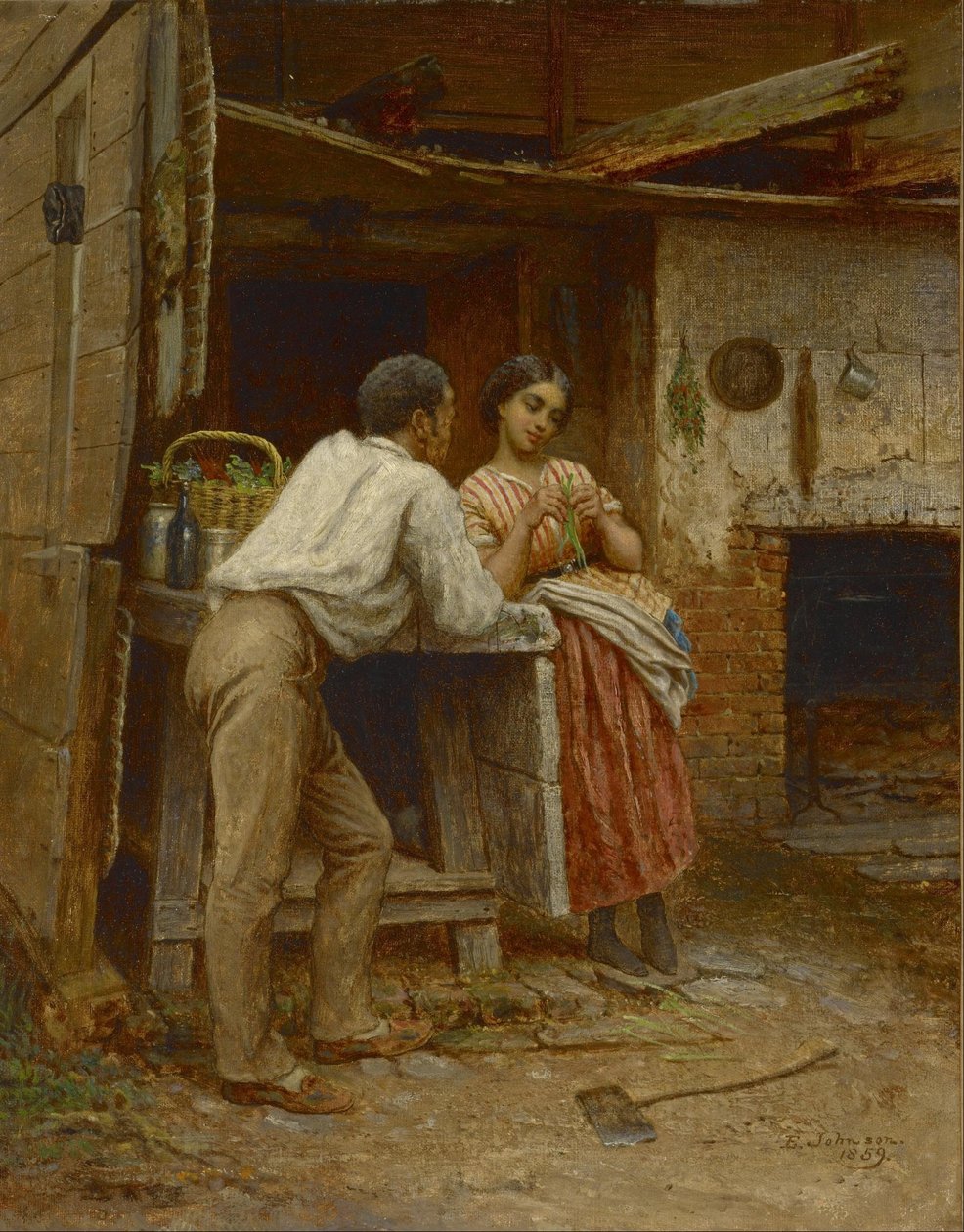 Les mœurs amoureuses du Sud - Eastman Johnson
