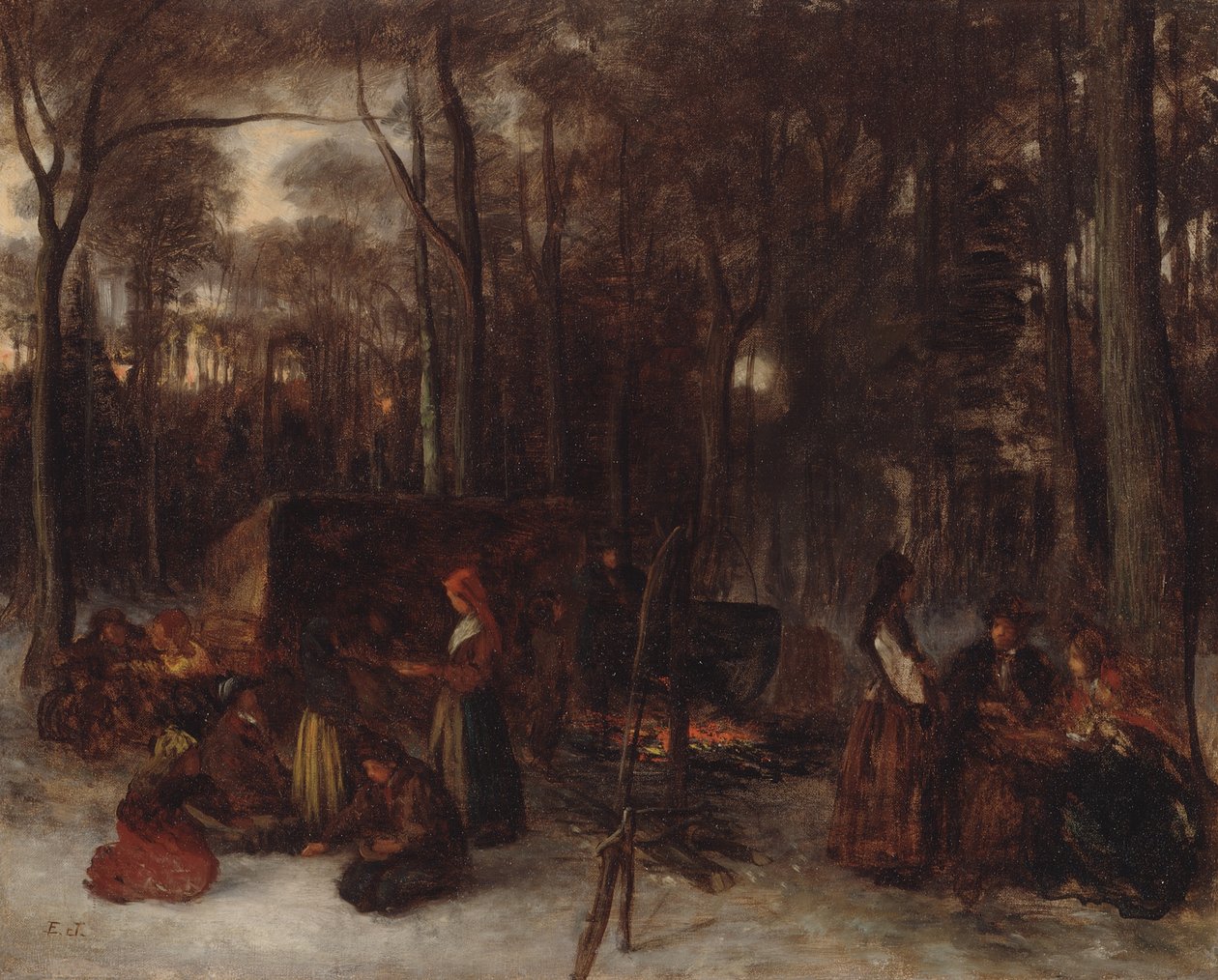 Dégustation du sucre - Eastman Johnson