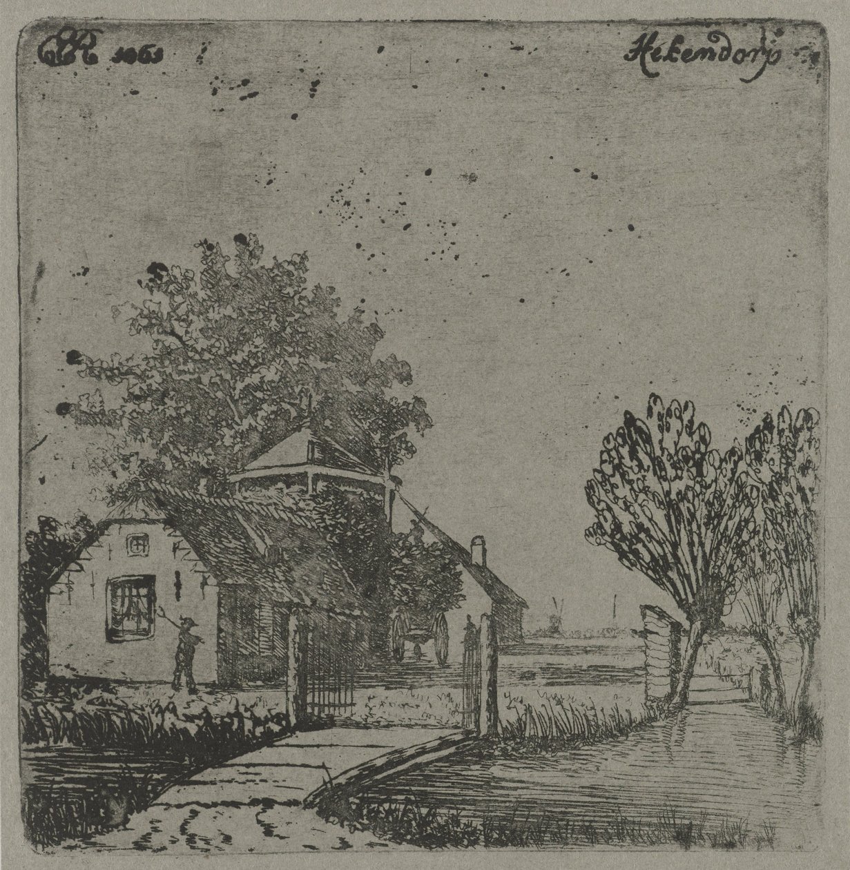 Vue de Hekendorp - Eberhard Cornelis Rahms