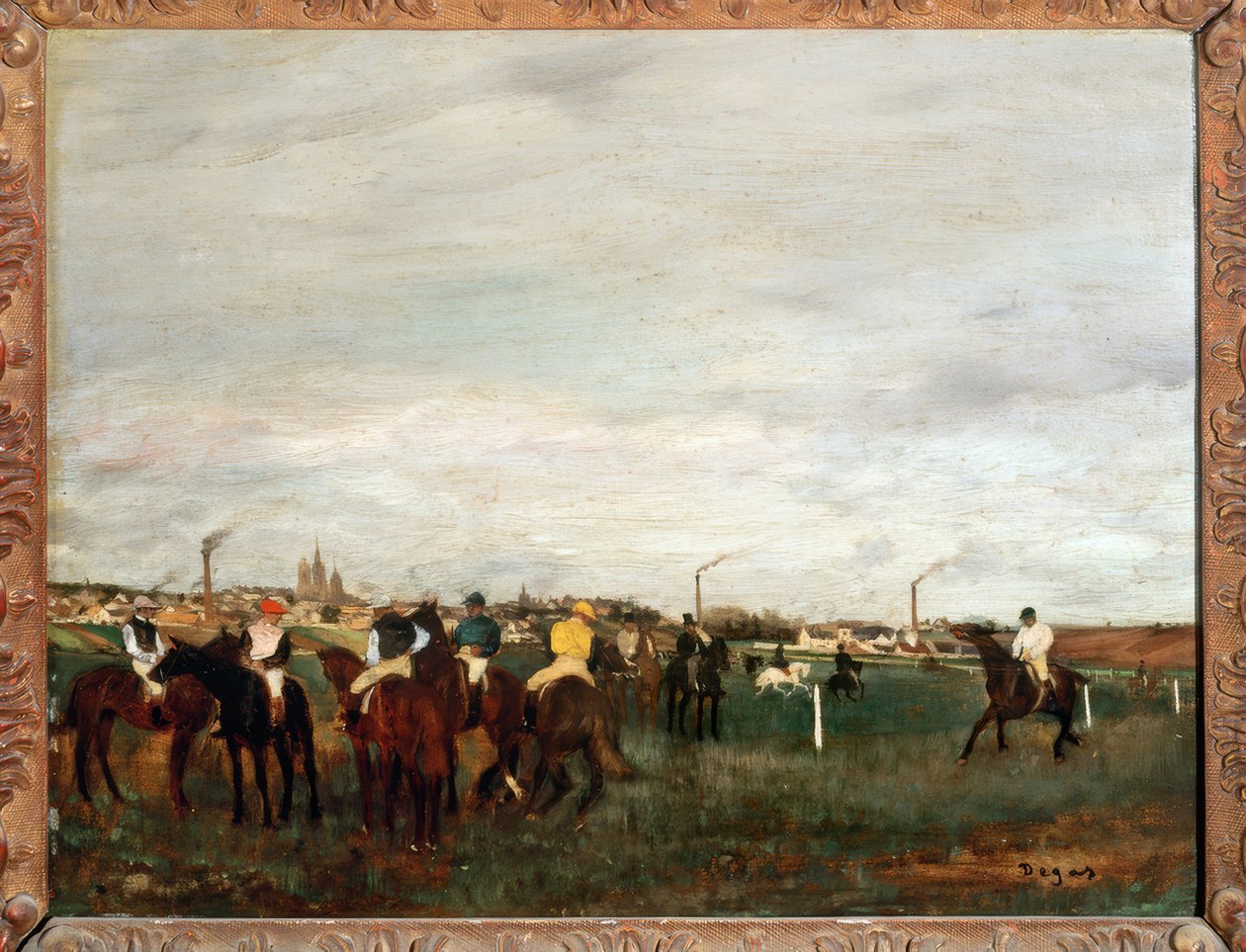 Sur la place de la selle - Edgar Degas
