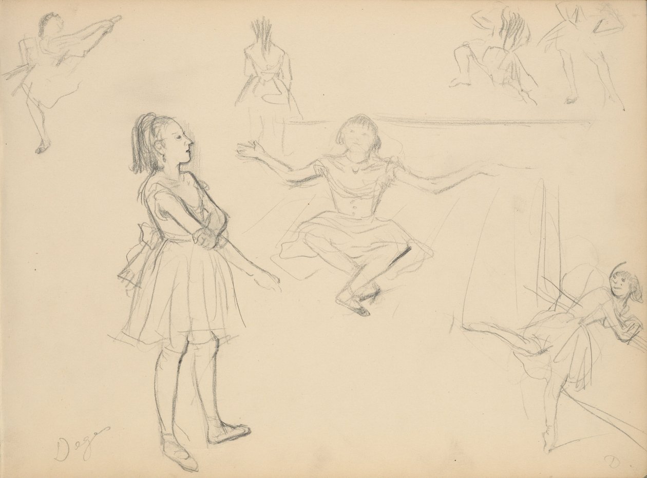 Danseurs de ballet en répétition - Edgar Degas