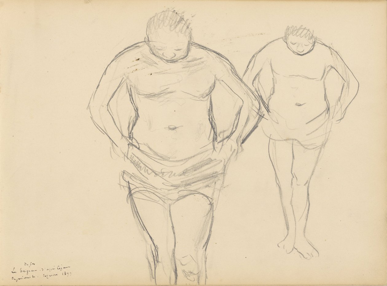 Copies des Baigneuses de Cézanne - Edgar Degas