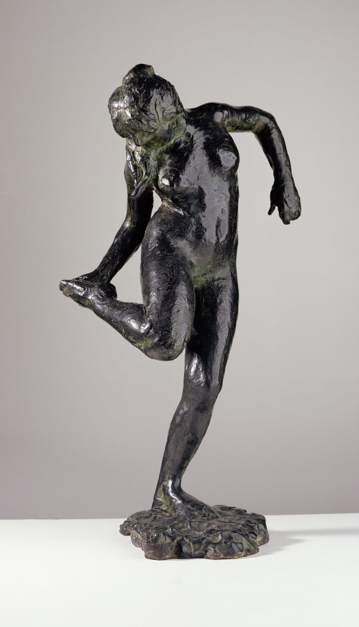 Danseuse regardant la plante de son pied droit - Edgar Degas
