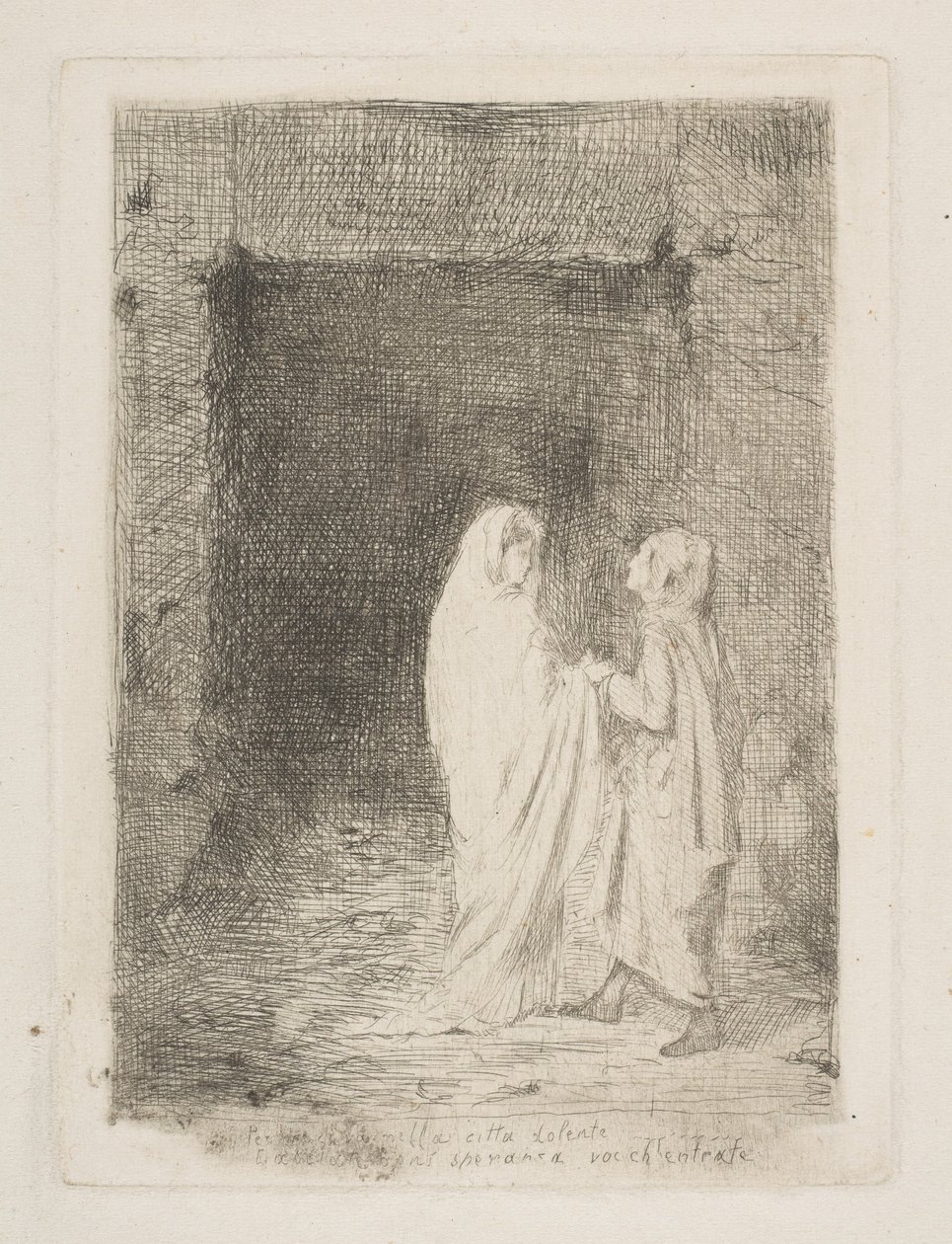 Dante et Virgile - Edgar Degas