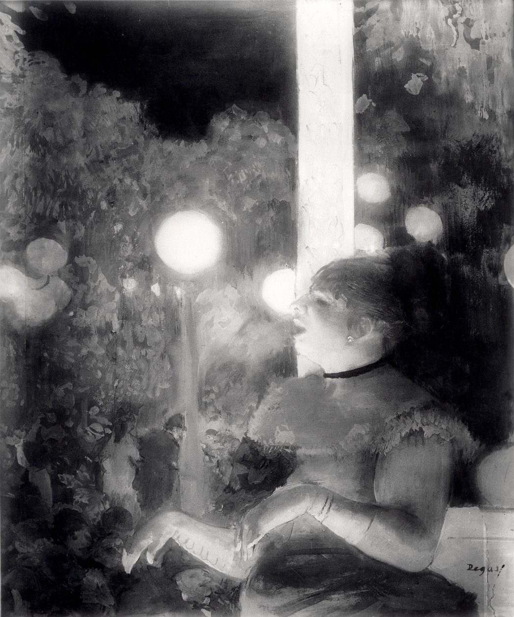 Le Café-Concert, ou Le Chant du Chien, 1875-77 - Edgar Degas