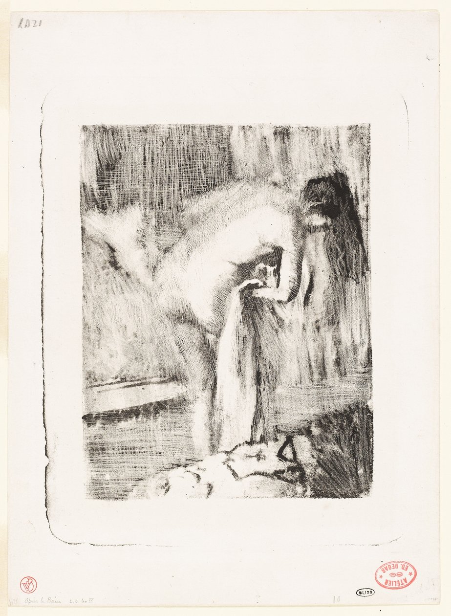 Après le bain II - Edgar Degas