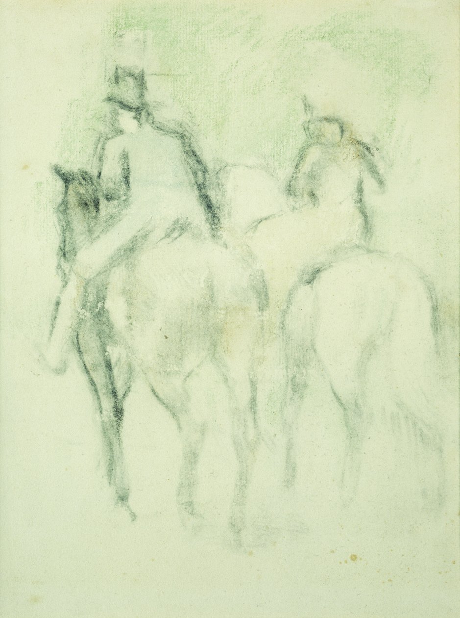 Amazone et cavalier - Edgar Degas