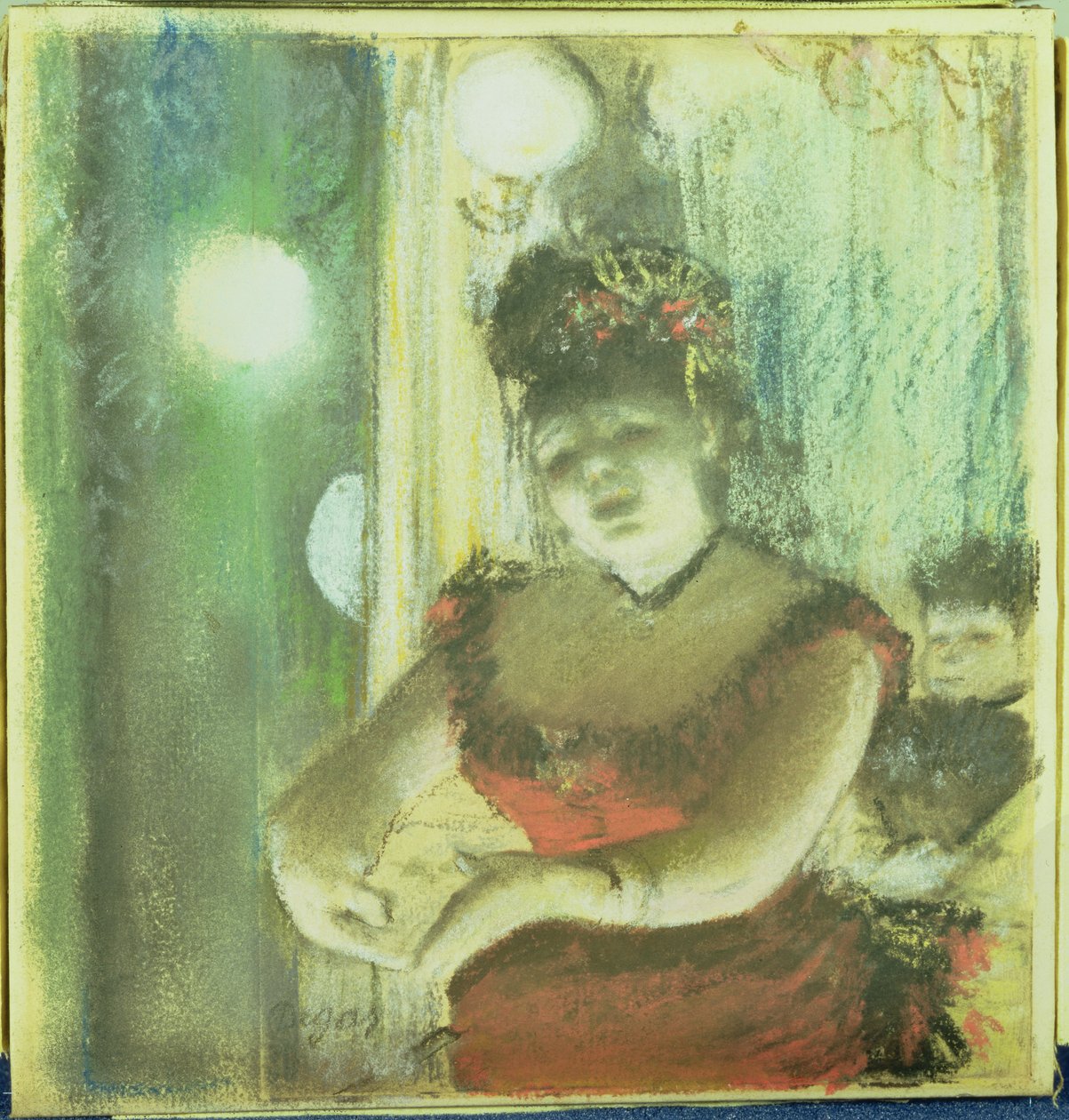 Chanteuse de café-concert, c.1878 - Edgar Degas