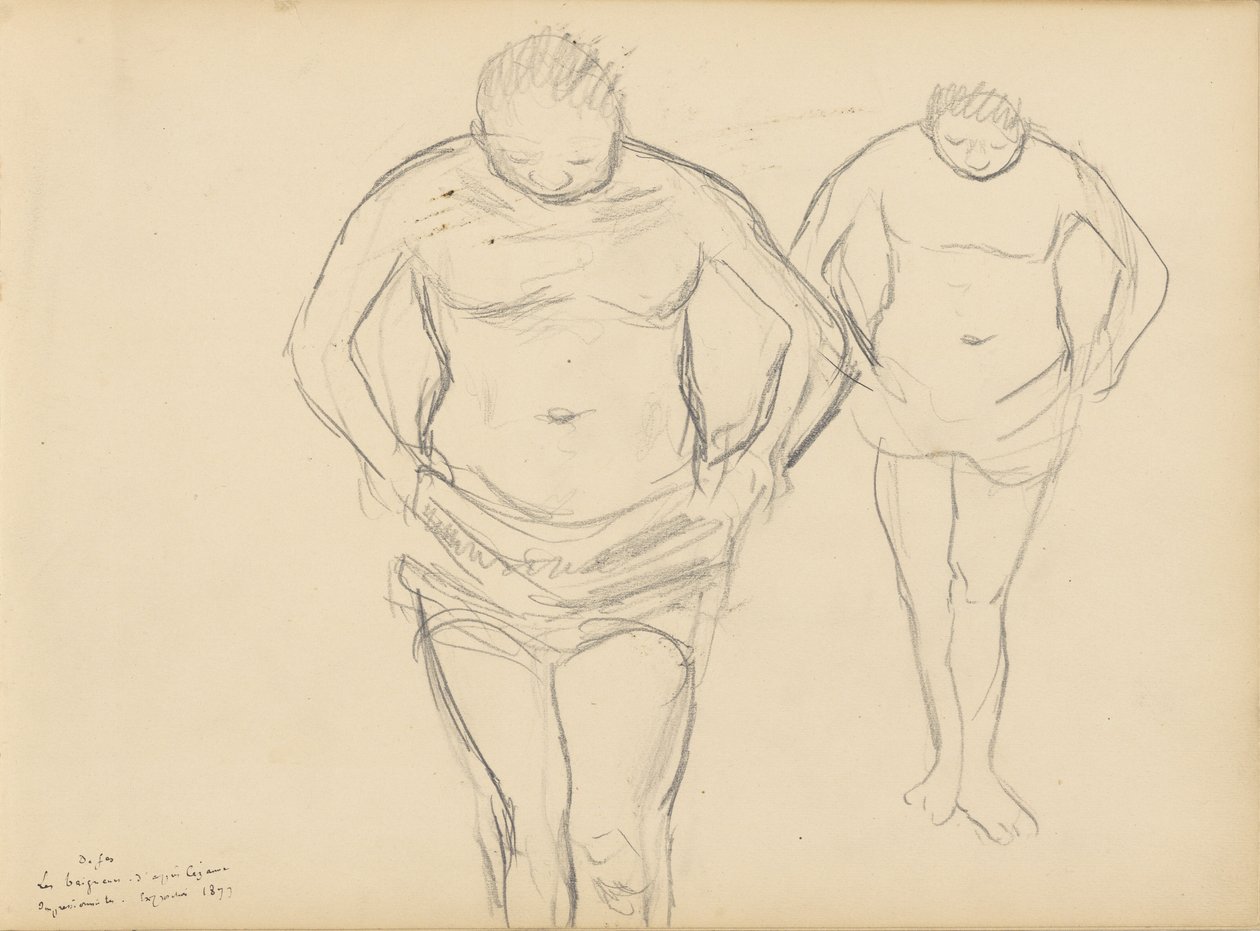 Copies des Baigneuses de Cézanne - Edgar Degas
