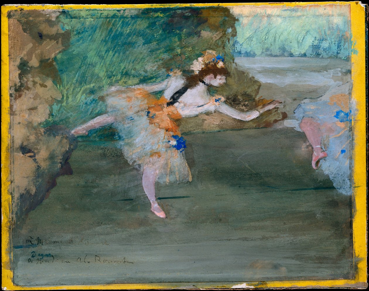 Danseuse sur scène - Edgar Degas