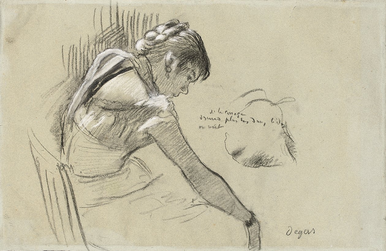 Danseuse au repos - Edgar Degas