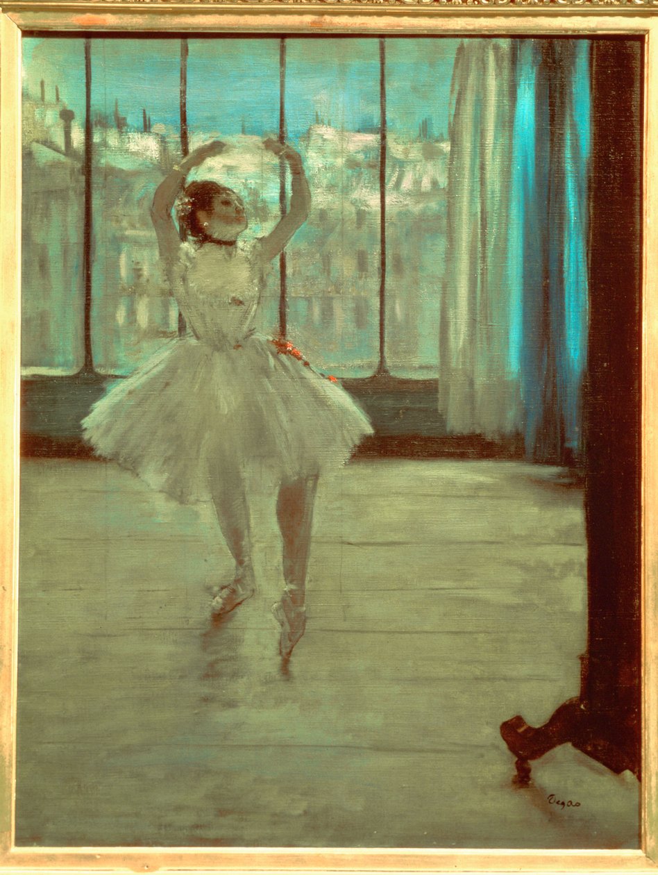 Danseuse devant une fenêtre - Edgar Degas